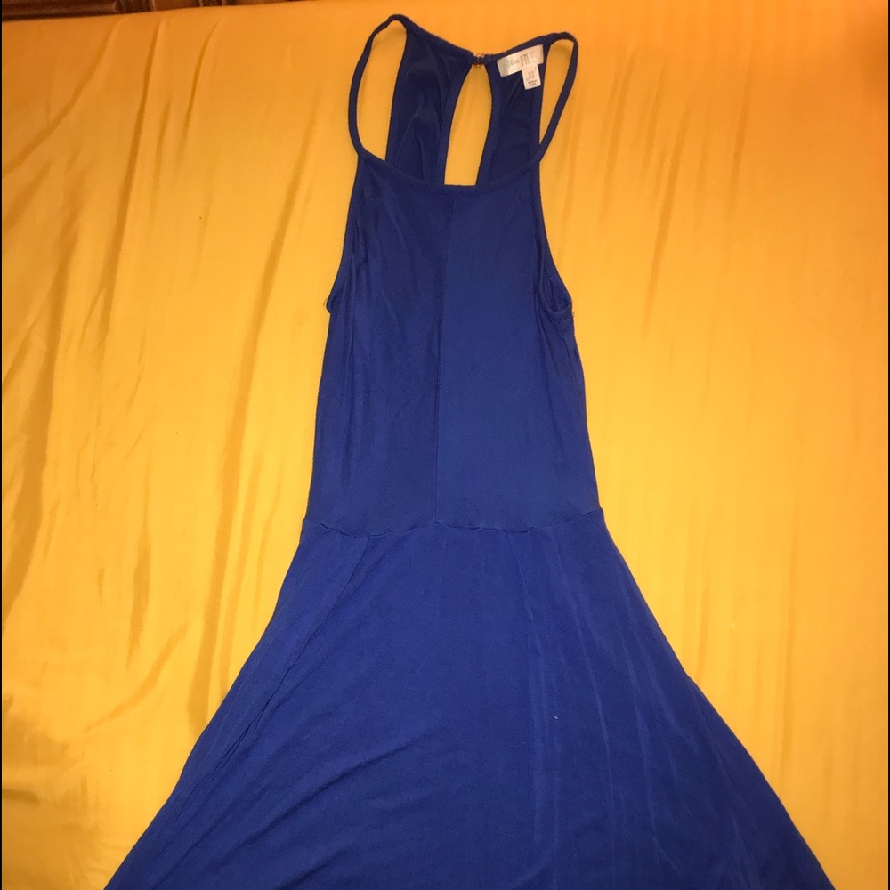 Stretchy casual mini dress